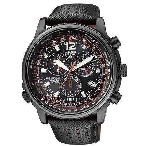 Image of Promaster Sky mat sort rustfri stål quartz med Eco-Drive Herre ur fra Citizen, AS4025-08E